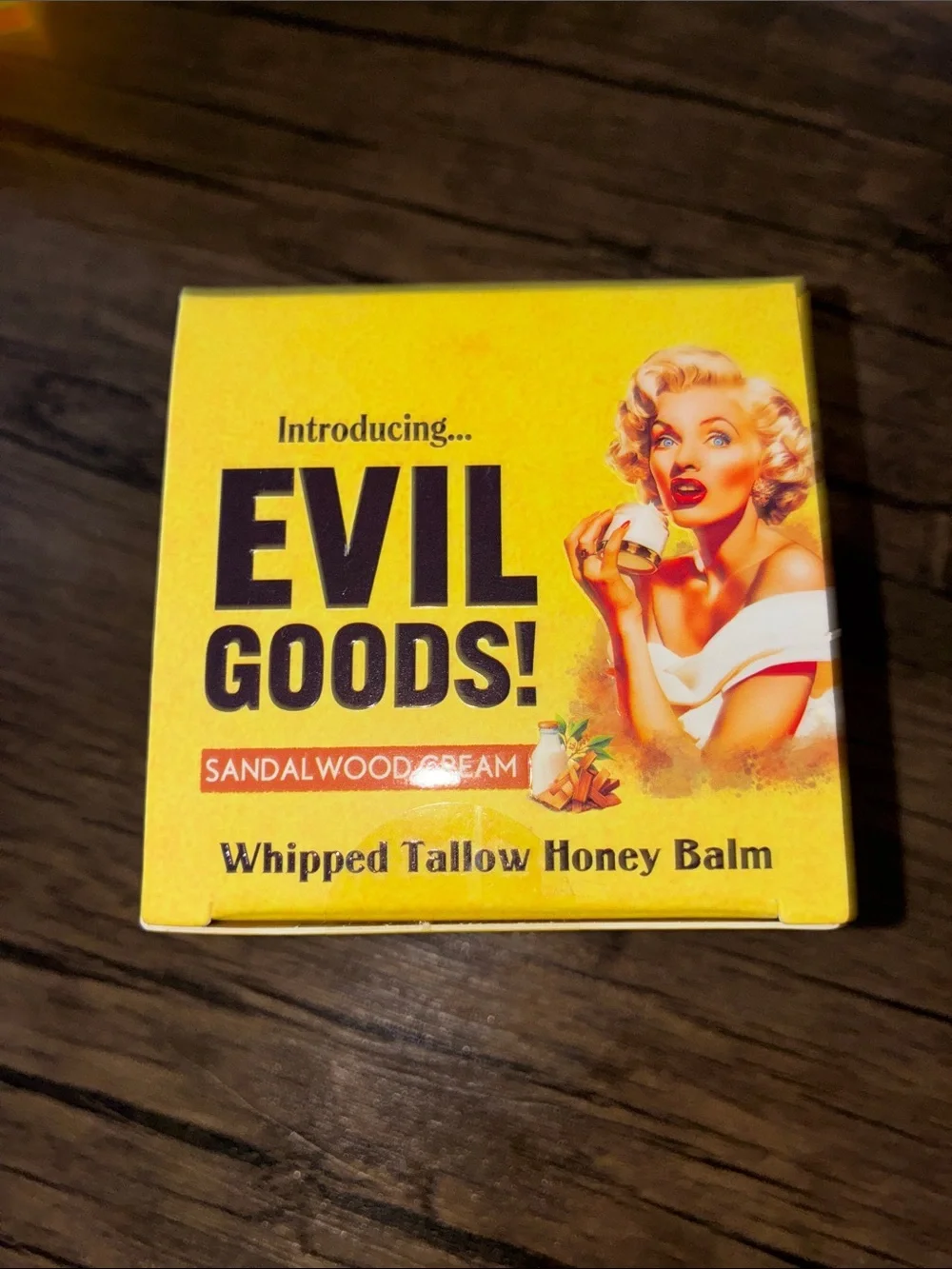 Evil Goods Sandlewood Whipped Yellow Honey Balm